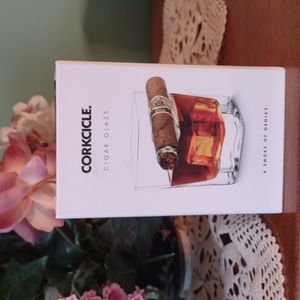 Corkcicle Cigar Glass NIB